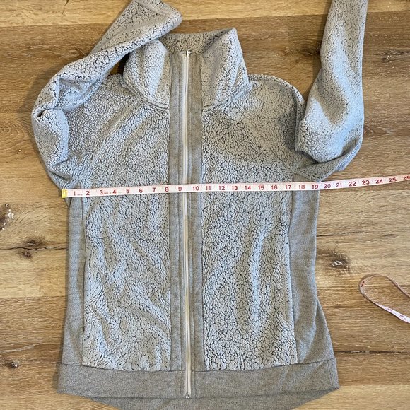 The North Face Women's Sherpa Fleece Jacket Size M Silver Gray - Picture 5 of 10